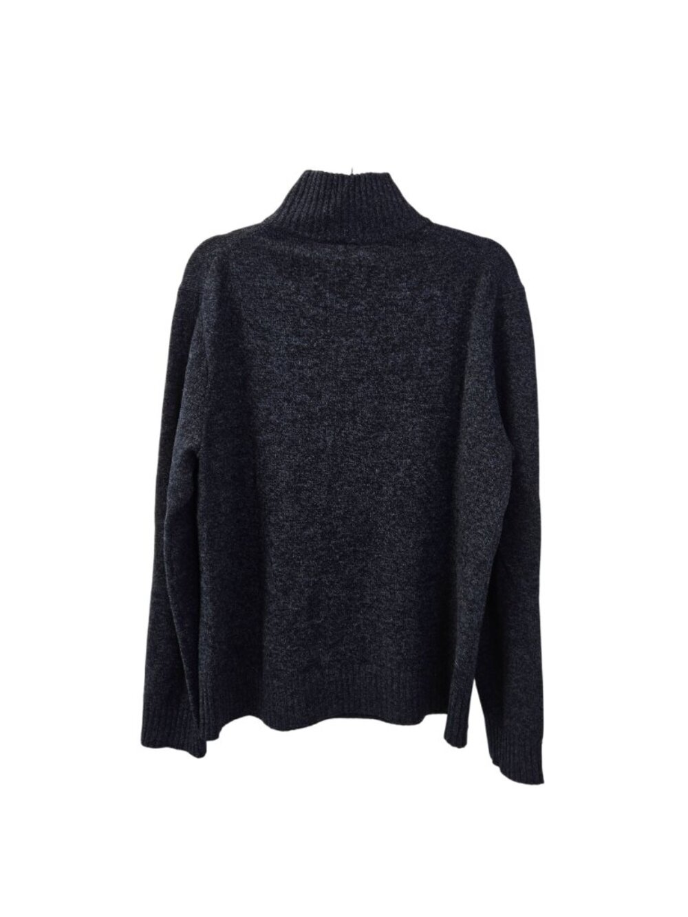 J. Crew Factory 100% Lambswool Quarter Zip Heathered Sweater Size Large - Picture 2 of 6